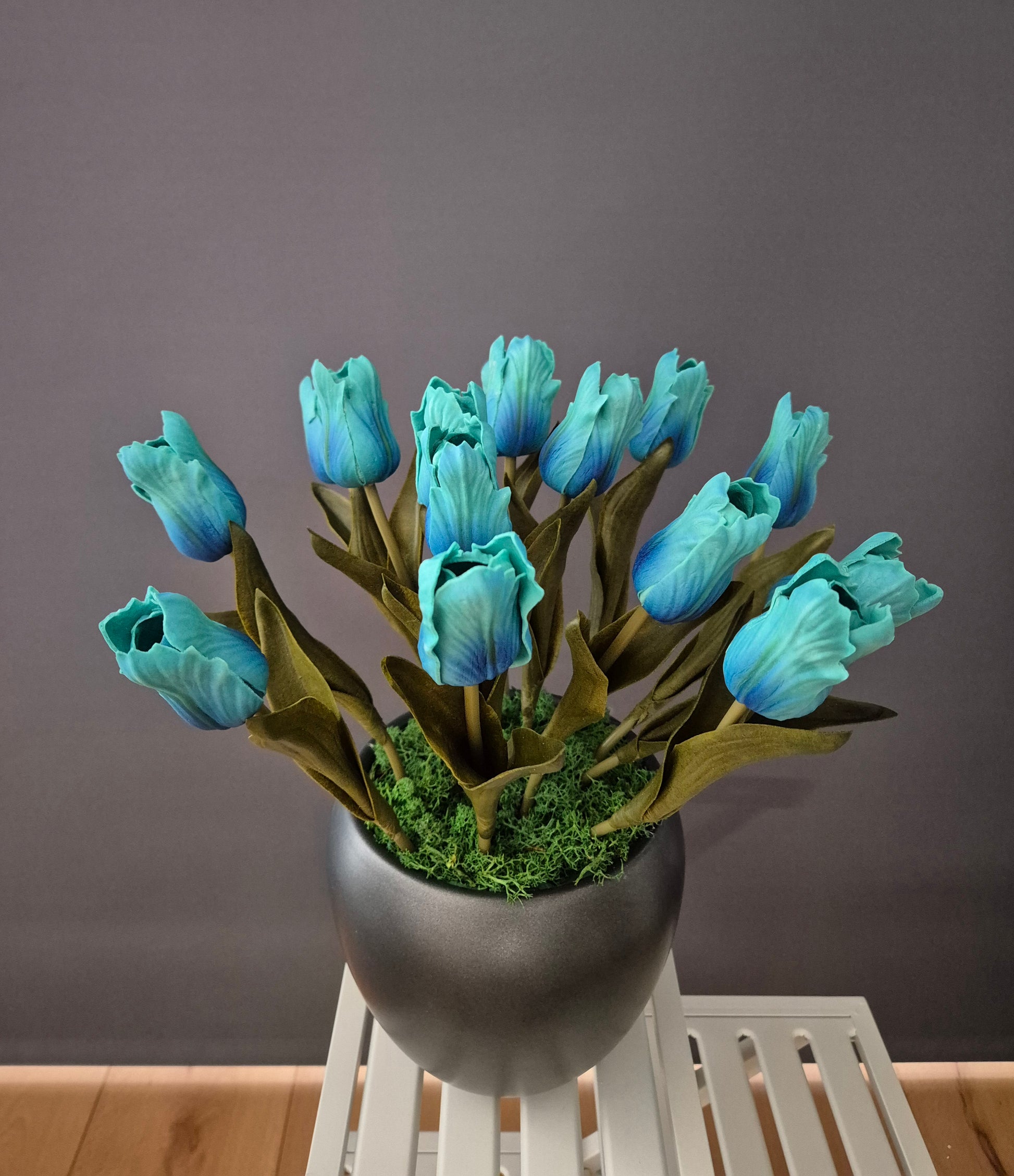 Turquoise Vleugels Tulpendecoratie